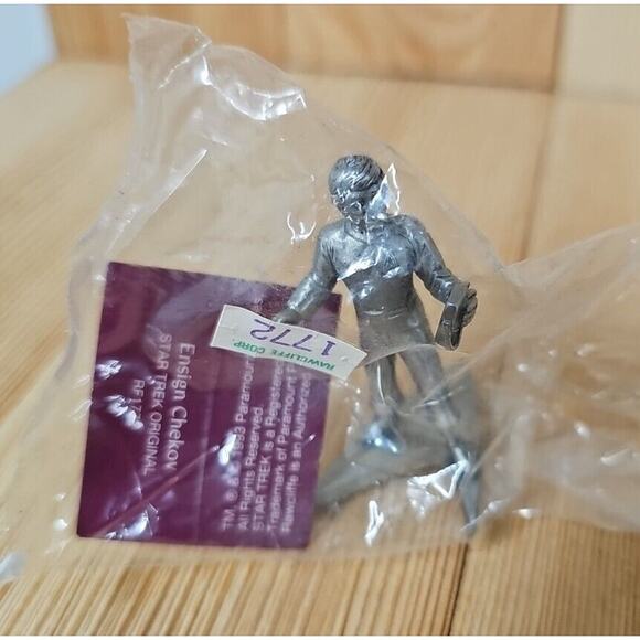 Star Trek Chekov Pewter Figure by Rawcliffe in Original Box New Old Stock - Picture 2 of 9